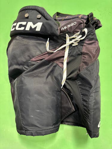 Black Senior Medium CCM Tacks AS 580 Hockey Pants