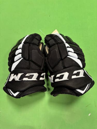 Black Senior CCM JetSpeed FT4 Pro Gloves 14"