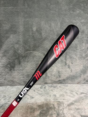 2022 Marucci CAT Alloy Bat USABat Certified (-11) Alloy 14 oz 25" (Used)