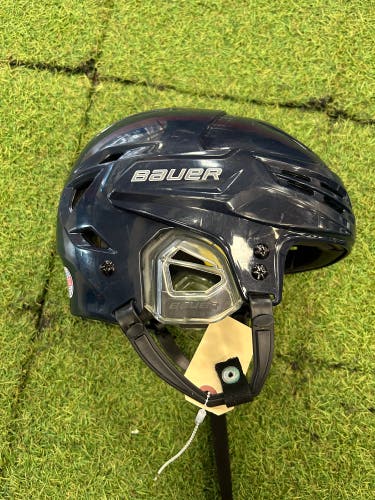 Blue Medium Bauer Re-Akt 95 Helmet (Used)
