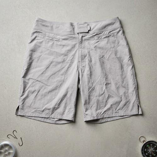 Patagonia Women's Board Shorts Size 10 Grey Surfer Core Gorpcore Summer