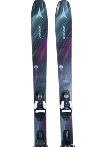 USED 2024 Atomic Maven 86 Women's All-Mountain Skis w/ 11 DIN Bindings - 161 cm