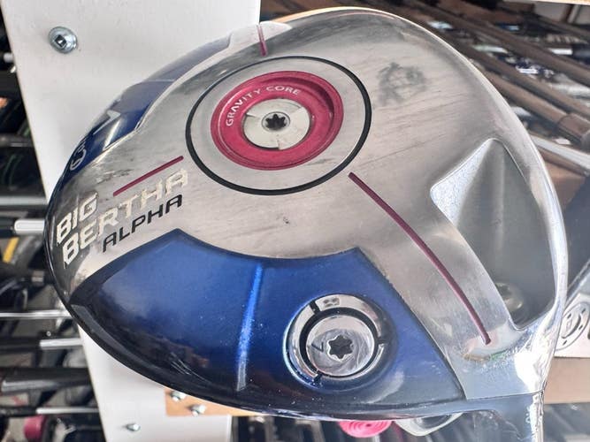 Callaway Big Bertha Alpha 9 Driver Fubuki ZT 60 Stiff Flex Graphite 2306