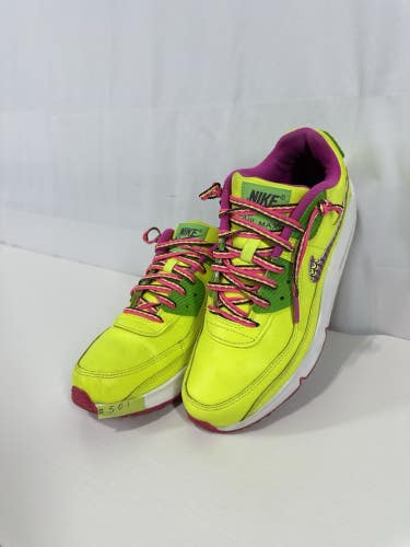 #501 2019 Size 5.5y - Air Max 90 Leather Volt Fire Pink No Box
