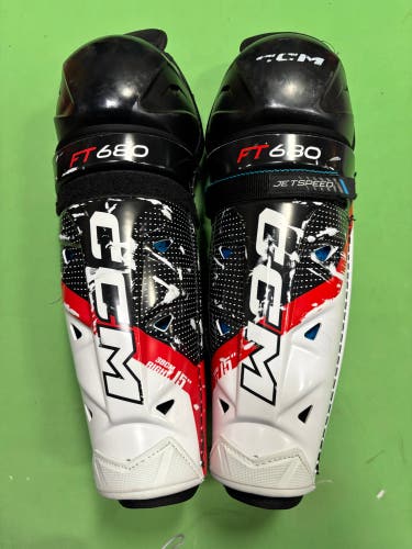 Senior CCM JetSpeed FT680 Shin Pads 15"