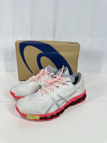#502 Asics Gel Quantum 360 Full Gel White Pink Running Shoes Womens Size 7.5