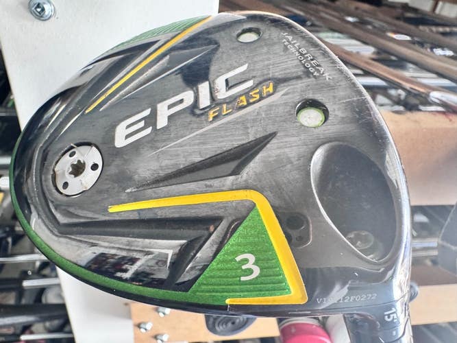 Callaway Epic Flash (3) Fairway Wood Project X Even Flow Regular Flex 2406