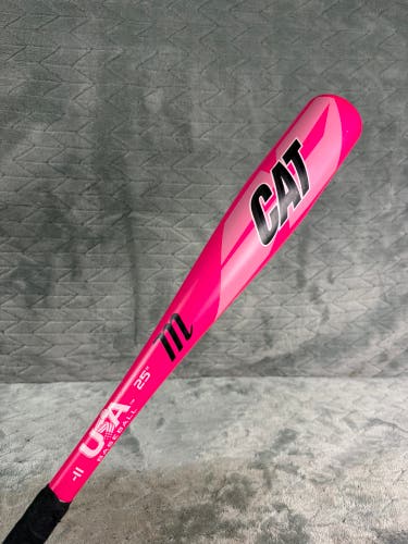 Marucci CAT Alloy Bat USABat Certified (-11) Alloy 24 oz 25" (Used)