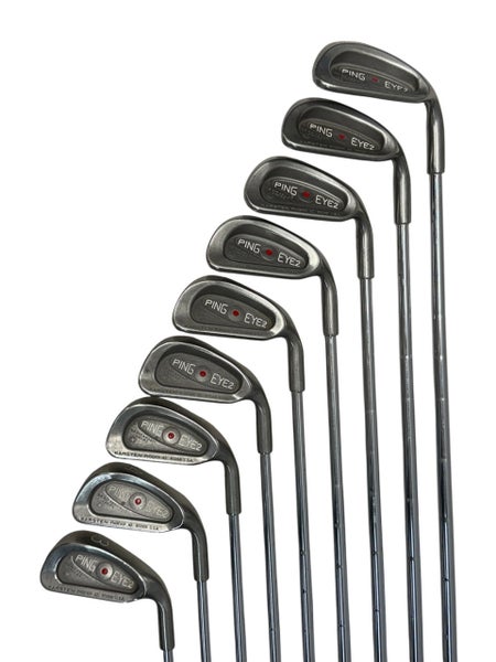 Used Ping EYE 2 RED DOT Mens Iron Set RH 4I-SW 11835-S000212888