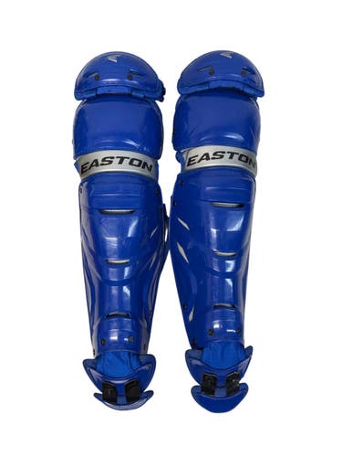 Used Easton PRO X Catchers Leg Guards Royal Blue Adult 11835-S000212970