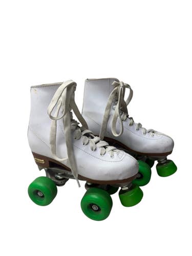 Used Chicago QUAD Senior Roller Quad Skates White Senior 5 11835-S000212725