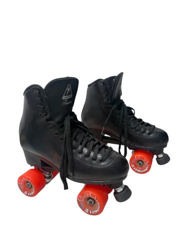 Used FINESSE Senior Roller Quad Skates Black Senior 9 11835-S000212724