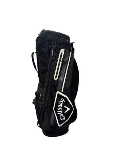 Used Callaway CHEV14 Mens Cart Bag Black And White 11835-S000213070