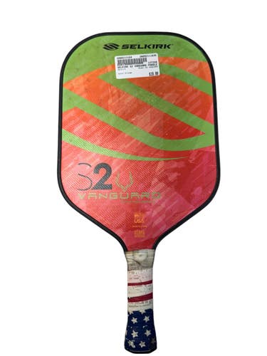 Used Selkirk S2 VANGUARD Pickleball Racquet Orange 11835-S000213184