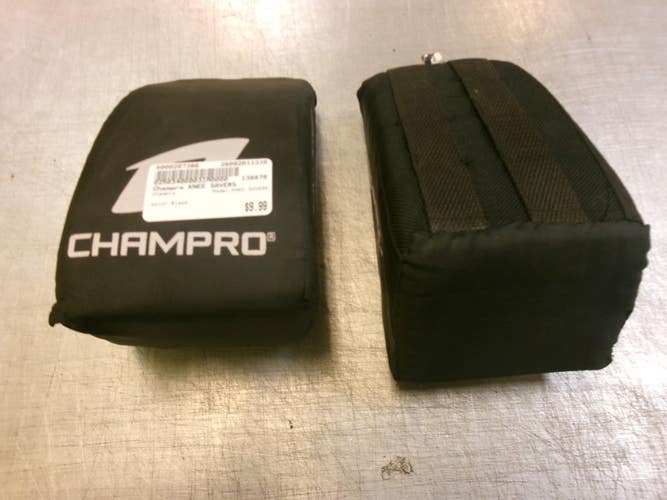 Used Champro KNEE SAVERS BB/SB Catchers Knee Savers Black 11339-S000207366
