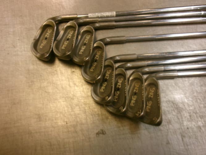 Used Ping ZING BLACK DOT Mens Iron Set RH 3I-SW 11339-S000207372