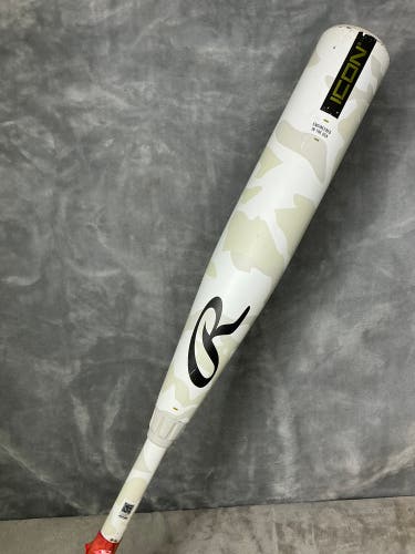 2025 Rawlings Icon Composite Bat USSSA Certified (-10) Composite 20 oz 30" (Used)