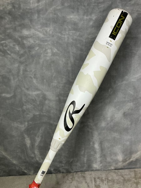 2025 Rawlings Icon Composite Bat USSSA Certified (-10) Composite 20 oz 30" (Used)
