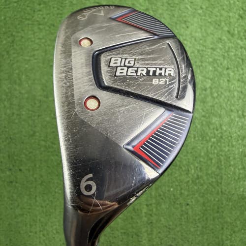 Callaway B21 Big Bertha 6 Hybrid 6H 27 RCH 65 Regular Flex Left Handed
