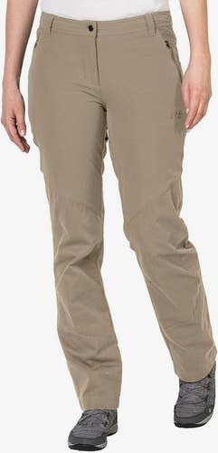 NEW Jack Wolfskin Women's  Drake Flex Pants, Sand Dune US Medium 30/31-29