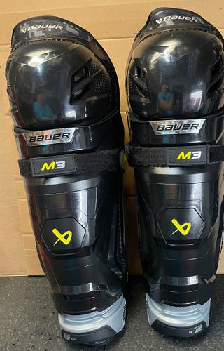Used Bauer Supreme M3 16" Shin Pads