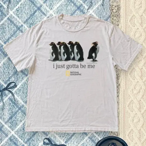 White Medium Adult Unisex Shirt (New)