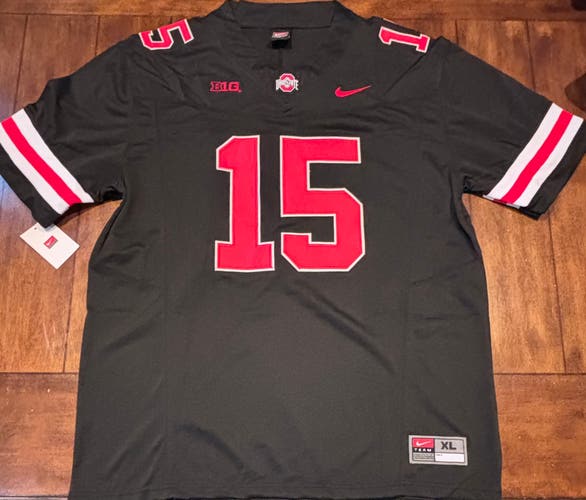 Ohio State Buckeyes Chris Henry Jr. #15 Black Jersey Adult XL NWT