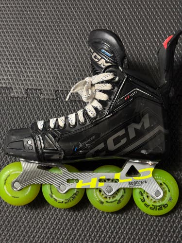 CCM Jetspeed FT690 size 8 Roller Inline Conversion Hockey Skates Regular Width