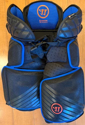 Warrior Covert Senior Large Hockey Girdle Core AxyFlex Polygiene Black/Blue (Used)