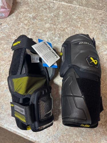 *READ* SR MD Bauer Supreme Mach Elbow Pads (New) Senior Medium pad ice hockey