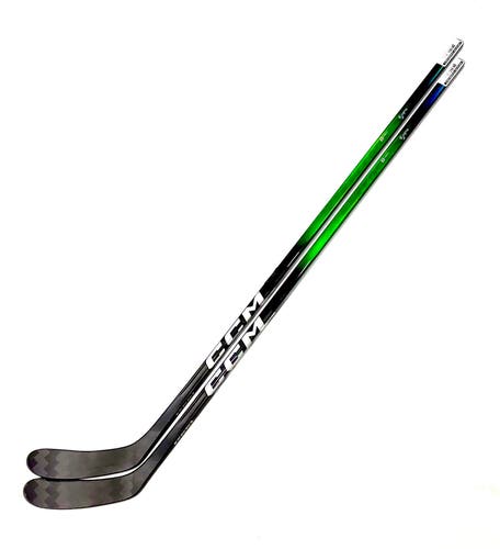 New 2 pack CCM Trigger 10 Pro (green Jetspeed FT8 Pro dress) Pro Stock - RH, P28, 75 Flex