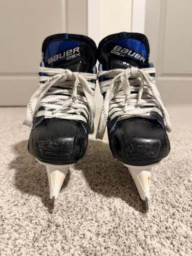 Bauer GSX Hockey Goalie Skates Regular Width Size 3 (Used)