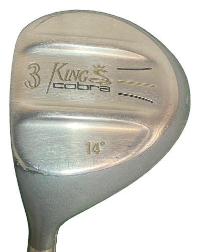 King Cobra Strong 3 Wood 14* LH Men's Stiff Steel 43" Good Tour Velvet Grip HC