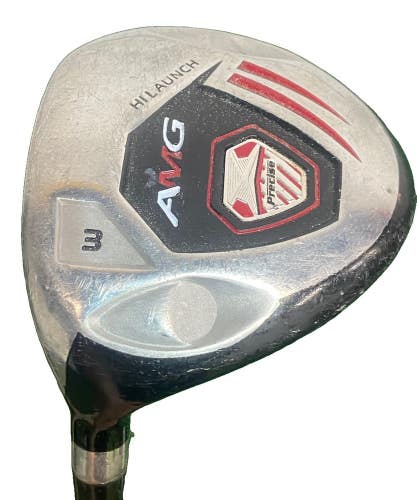 Precise Golf AMG Hi-Launch 3 Wood 15* LH Men's +1" Stiff Graphite 44" HC Lefty