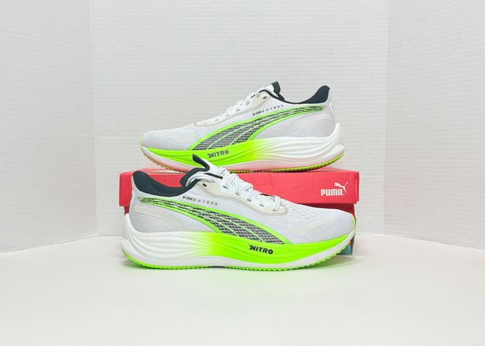 HYROX x Puma Velocity Nitro 3 Men’s Running Shoes 311410 01 White/Green Glare Men’s Size US 8