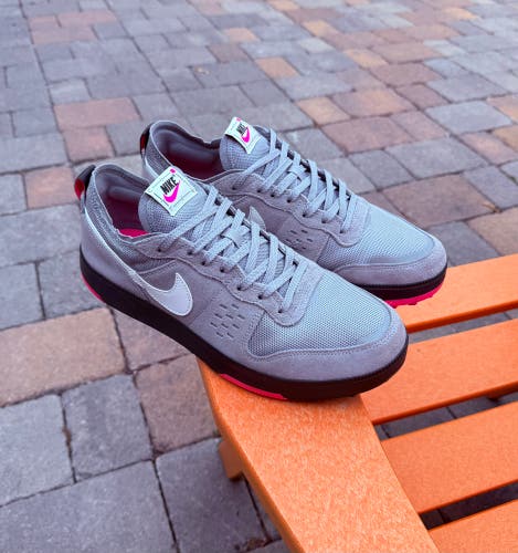 Mens Size 11.5 Nike C1TY Cement Grey Hyper Pink Athletic Sneakers (Barely Worn)