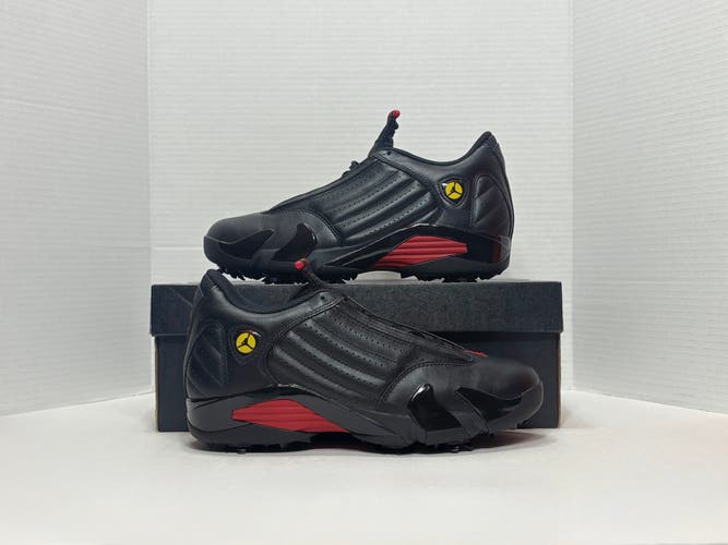 Men's Size M 7.5 (W 8.5) Air Jordan 14 Retro Golf 'Last Shot' Men’s Golf Shoes HJ7710-001
Black/Red