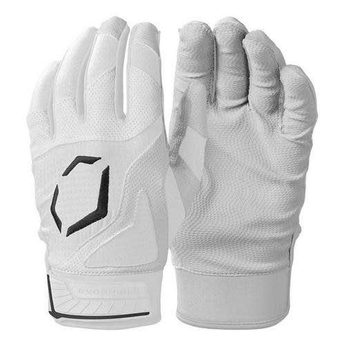 New Evoshield SRZ 1 BATTING GLOVE BB/SB Batting Gloves White MD 11873-ESHWB5712109MD