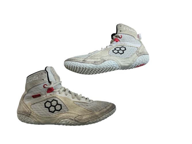 Used Rudis Wrestling Shoes White Senior 5 11873-S000240327