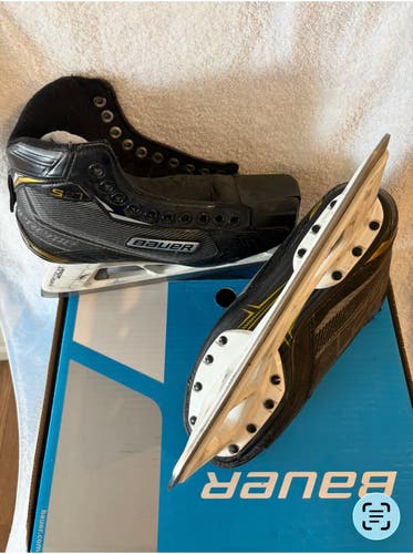 2018 Bauer Supreme S27 Hockey Goalie Skates Extra Wide Width 9 (Used)