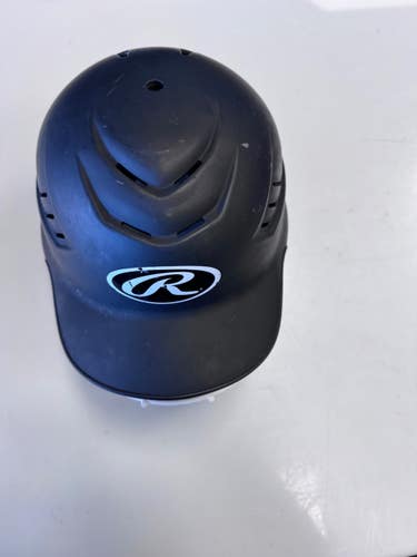 Used Rawlings 6 1/2- 7 1/2 Batting Helmet w/Mask Black One Size 11860-S000316717