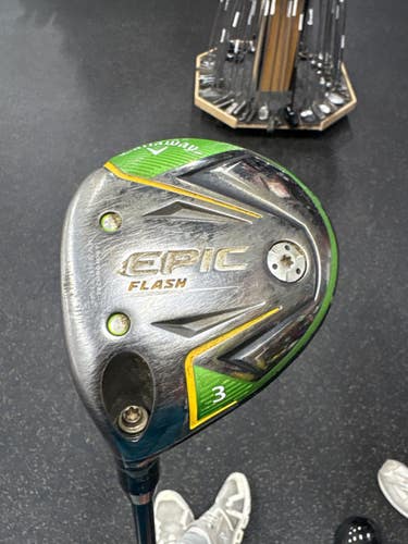 Used Callaway EPIC FLASH Mens Fairway Wood LH 3 Wood 11337-S000498367