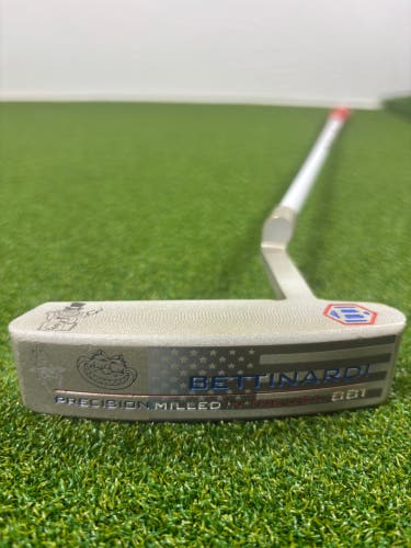 Bettinardi BB1 Putter RH Cat USA Flag KBS Tour GPS 120 w/ Headcover