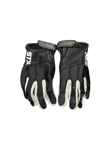 Used STX Lacrosse Gloves Womens Black MD 11613-S000191087