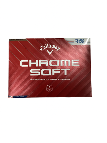 Used Callaway CHROME SOFT TRIPLE TRACK 12 Pack - Golf Balls 11613-S000191132