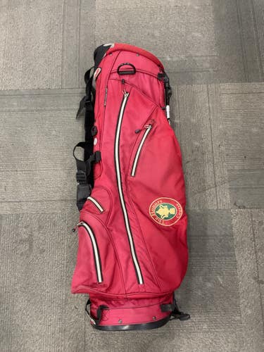 Used Titleist 6 WAY STAND BAG Mens Stand Bag Red 11614-S000245098