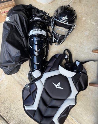 Black/Gray All Star Catcher's Set (New)