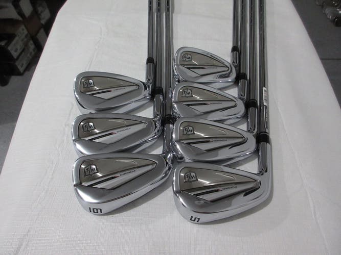 Left-Handed Wilson Dynapwr Forged Iron Set - 5-PW, GW - Regular Steel - MINT/NEW
