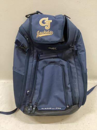 Used Rawlings JACKETS GA BACKPACK BB/SB Player Backpack Royal Blue 11725-S000509641