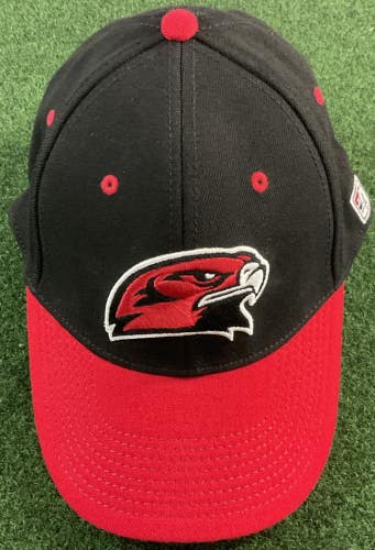 The Game Fitted Baseball Hat Black Red Size MEDIUM New Without Tags